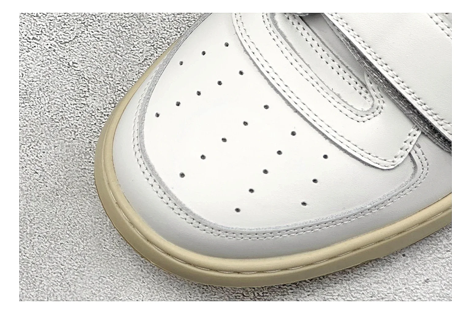Acne Studios white velcro low-top QC inspection image thumbnail 4