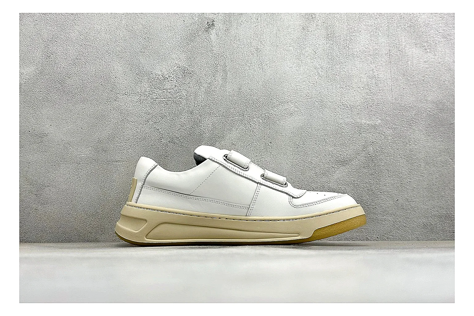 Acne Studios white velcro low-top QC inspection image thumbnail 5