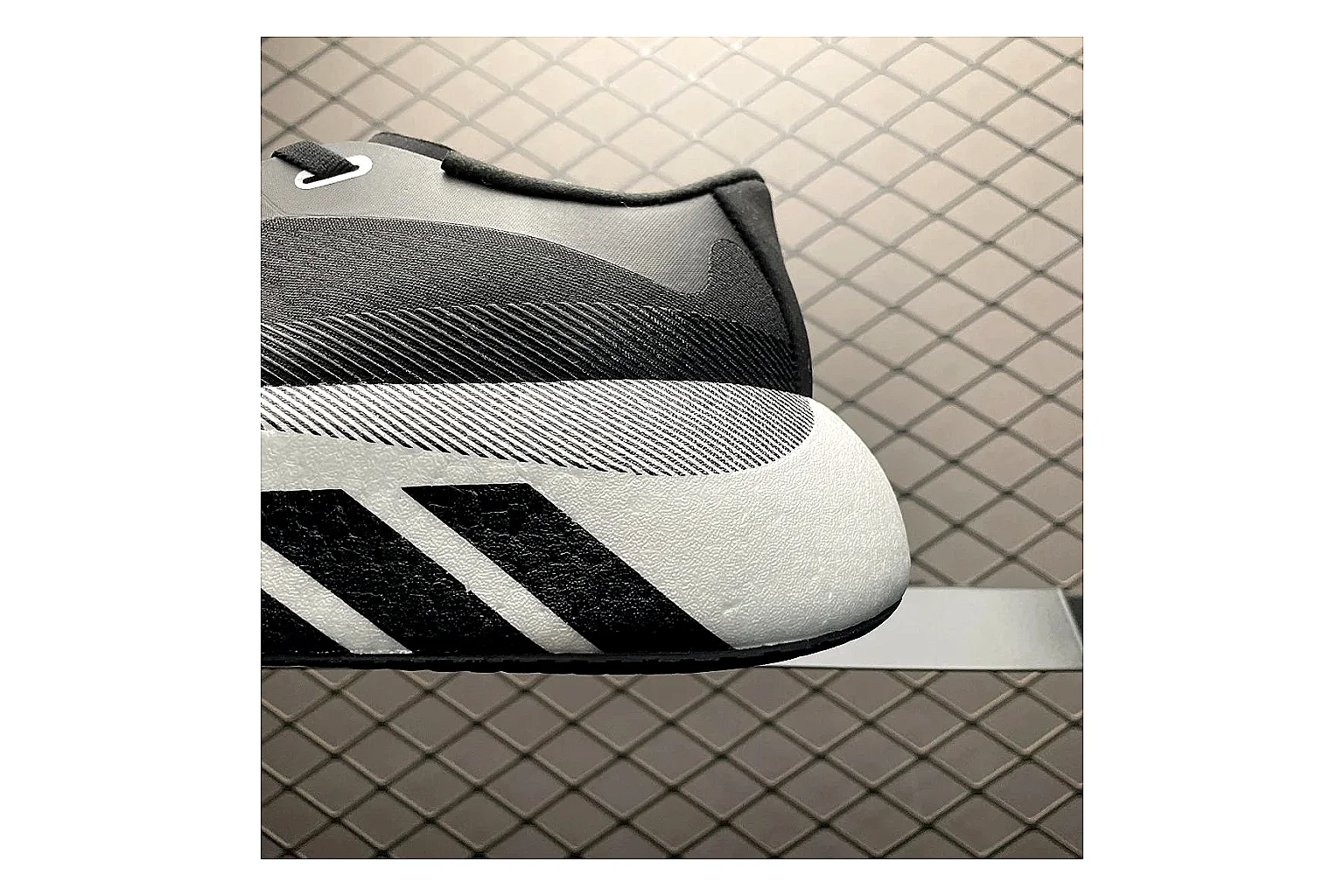 Adidas Adistar Cushion Grey Black QC photo showing black grey adistar cushion runner with mixed upper and runner shape thumbnail 2