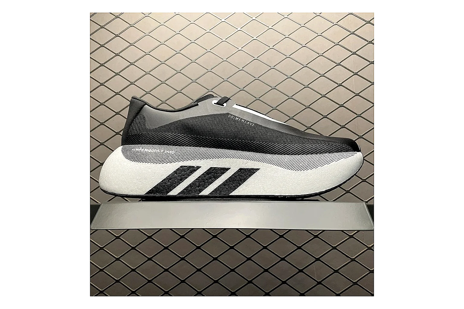 Adidas Adistar Cushion Grey Black QC photo showing black grey adistar cushion runner with mixed upper and runner shape thumbnail 6