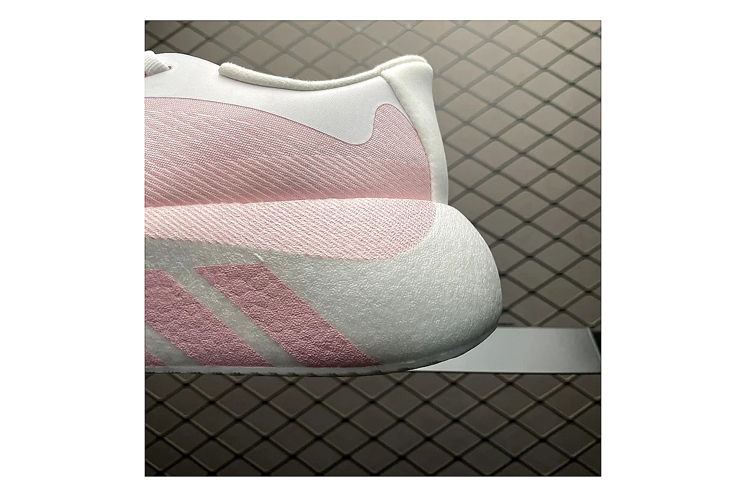 Adidas Adistar Cushion Pink QC photo showing white pink adistar cushion runner with mixed upper and runner shape thumbnail 2