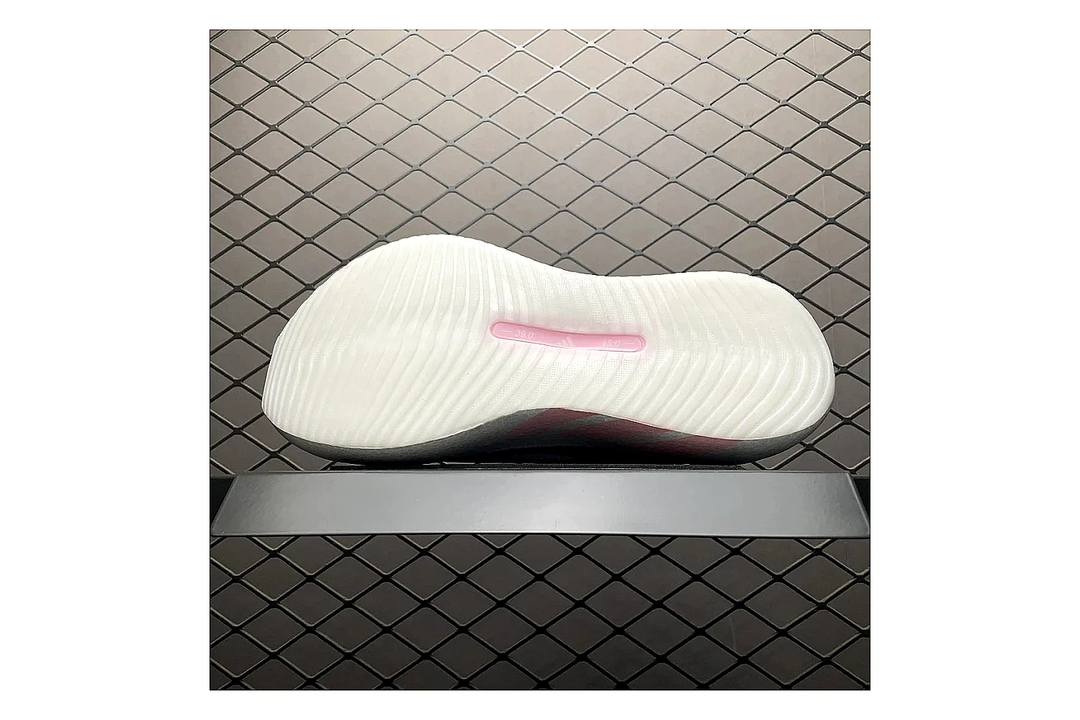 Adidas Adistar Cushion Pink QC photo showing white pink adistar cushion runner with mixed upper and runner shape thumbnail 3