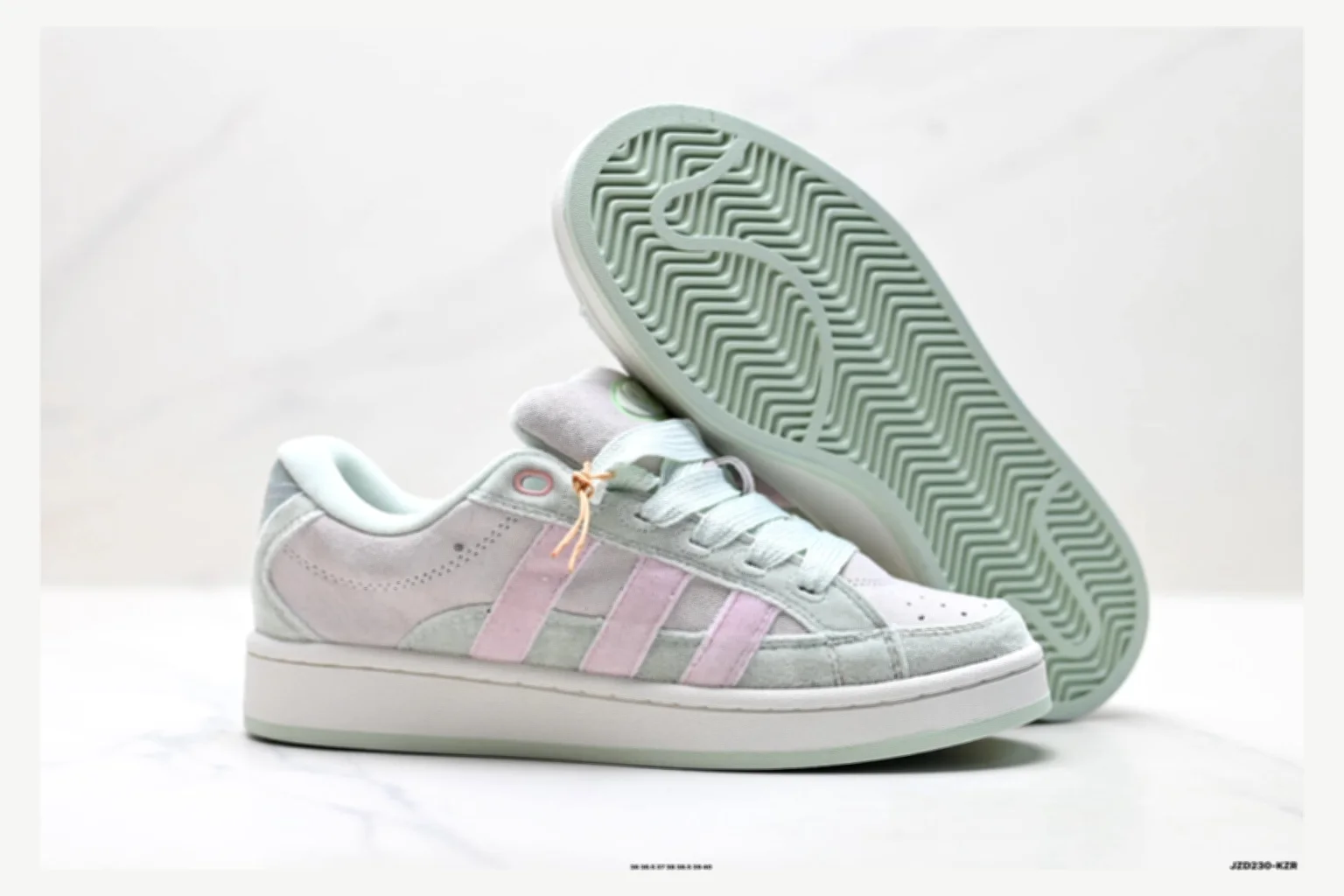 Adidas Campus Mint Pink Low Top QC photo reference SKU 1182167517 thumbnail 3