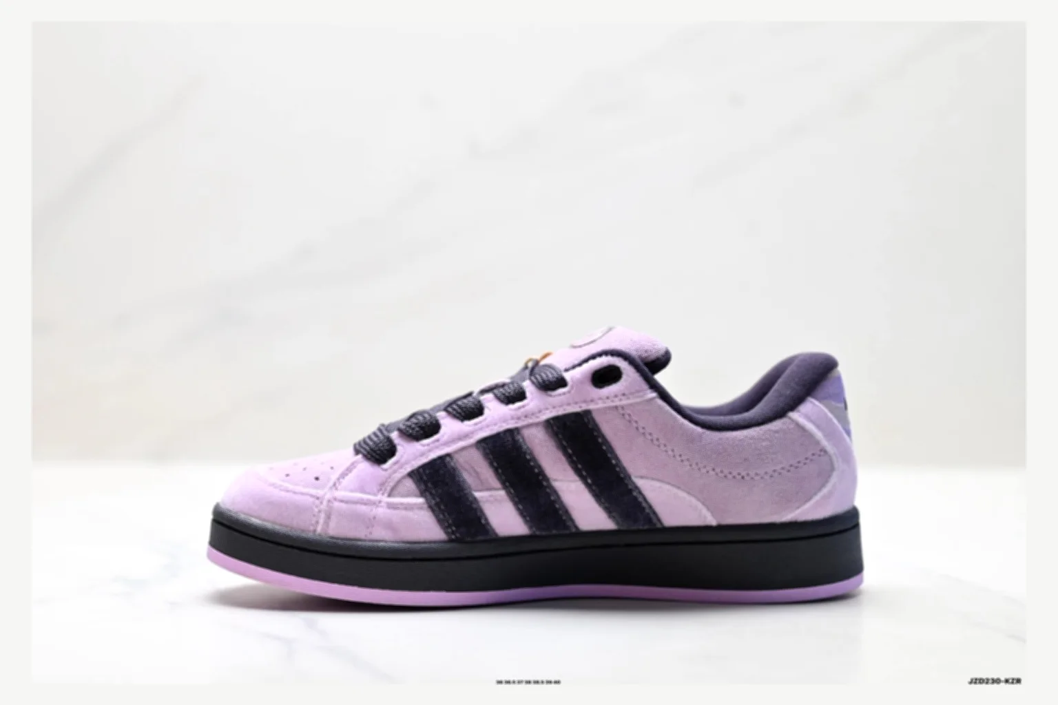 Adidas Campus Lavender Black Low Top QC photo reference SKU 1182167518 thumbnail 6