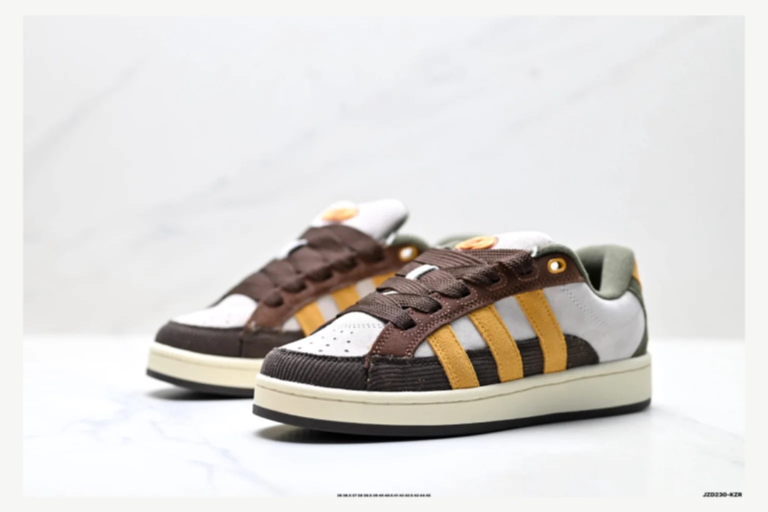 Adidas Campus Brown Yellow Low Top QC photo reference SKU 1182167515 thumbnail 2