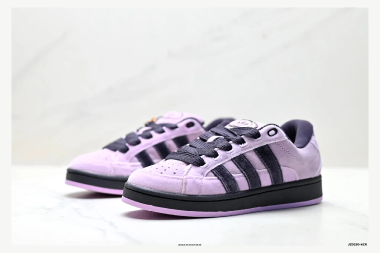 Adidas Campus Lavender Black Low Top QC photo reference SKU 1182167518 thumbnail 2