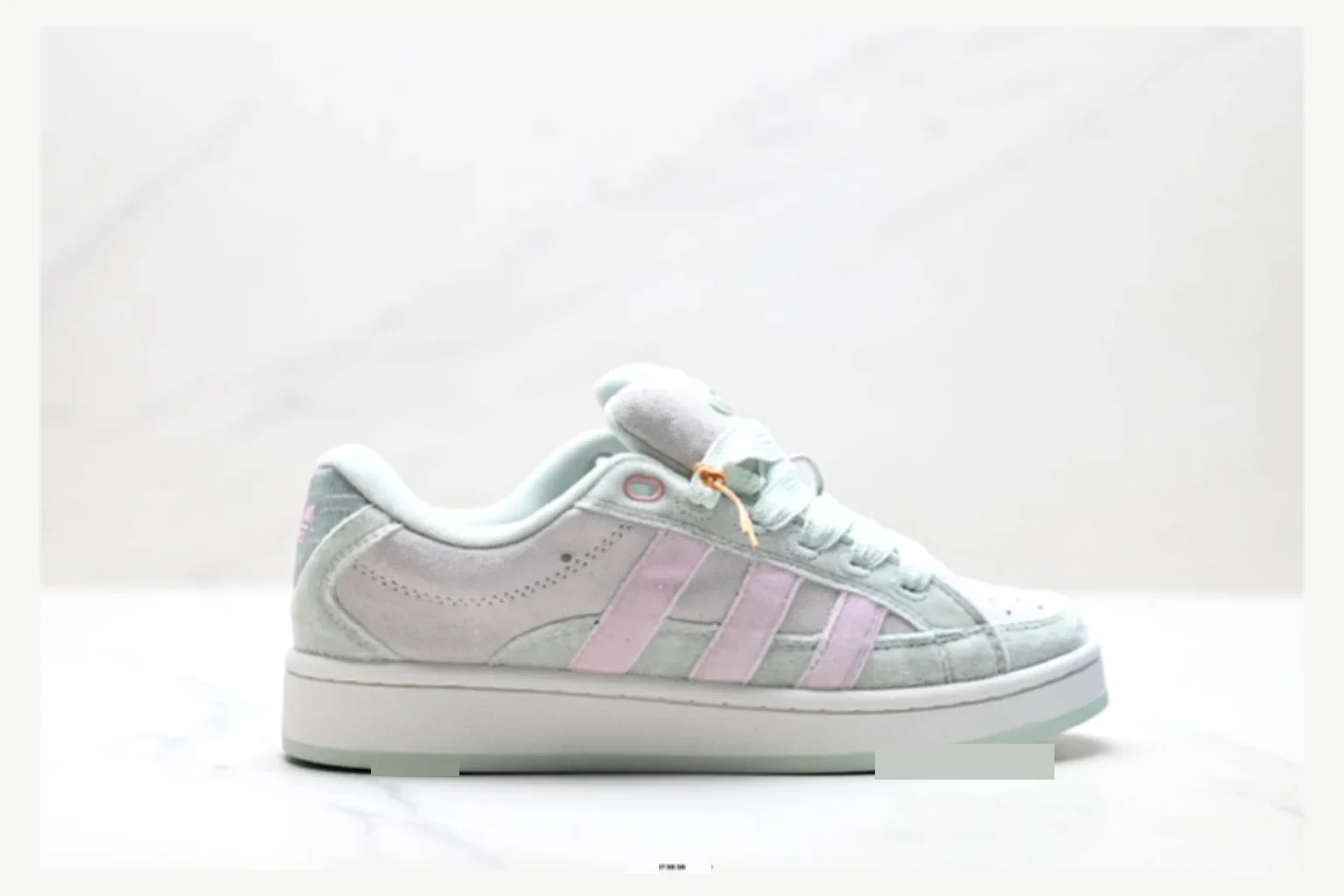 Adidas Campus Mint Pink Low Top QC photo reference SKU 1182167517