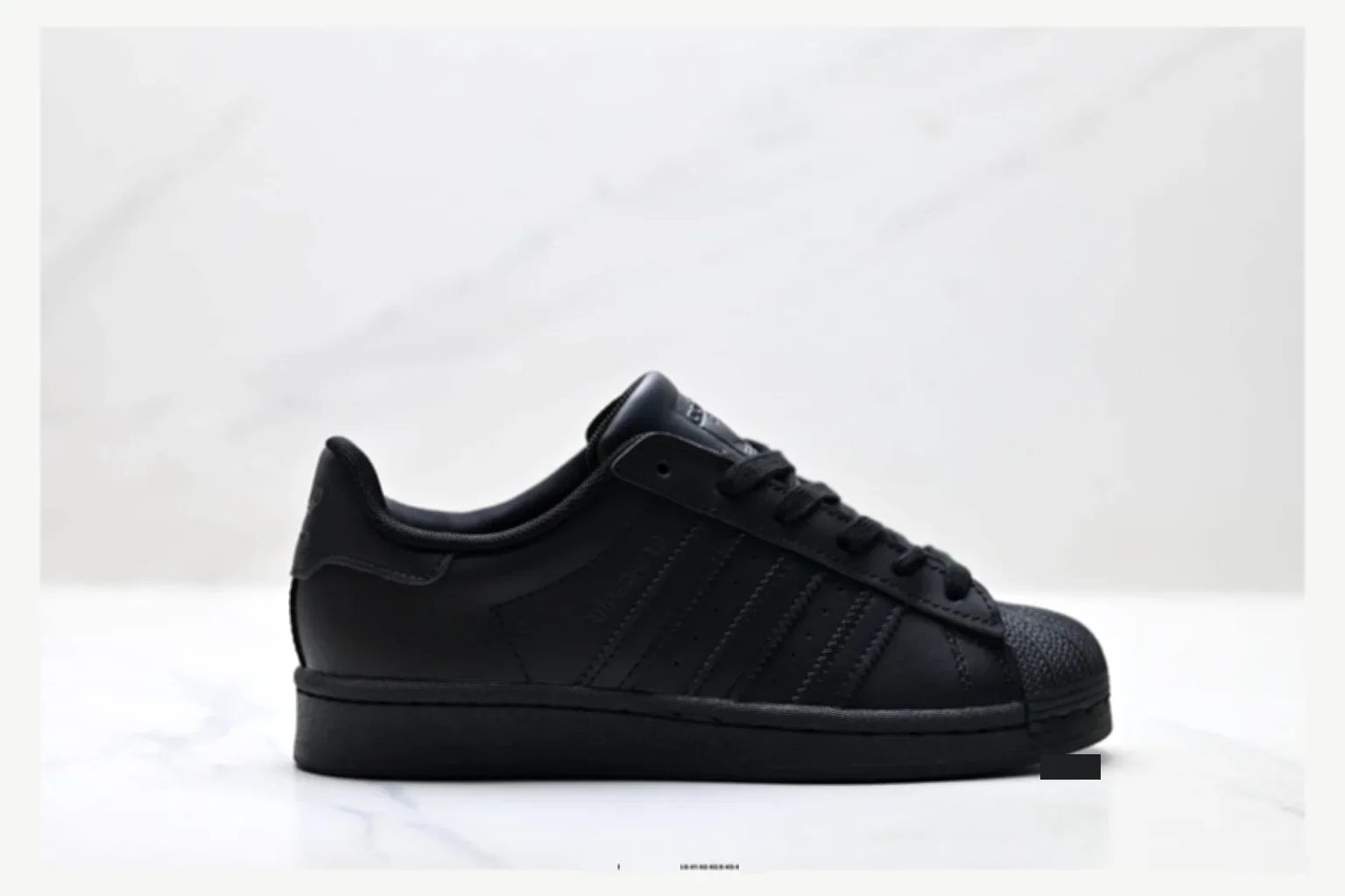 Adidas Campus Triple Black Low Top QC photo reference SKU 1182167519