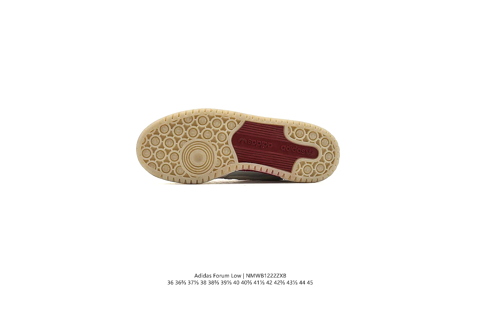 kakoqclab.com Adidas White Burgundy Campus Low 0959 White Burgundy low-top product image thumbnail 4
