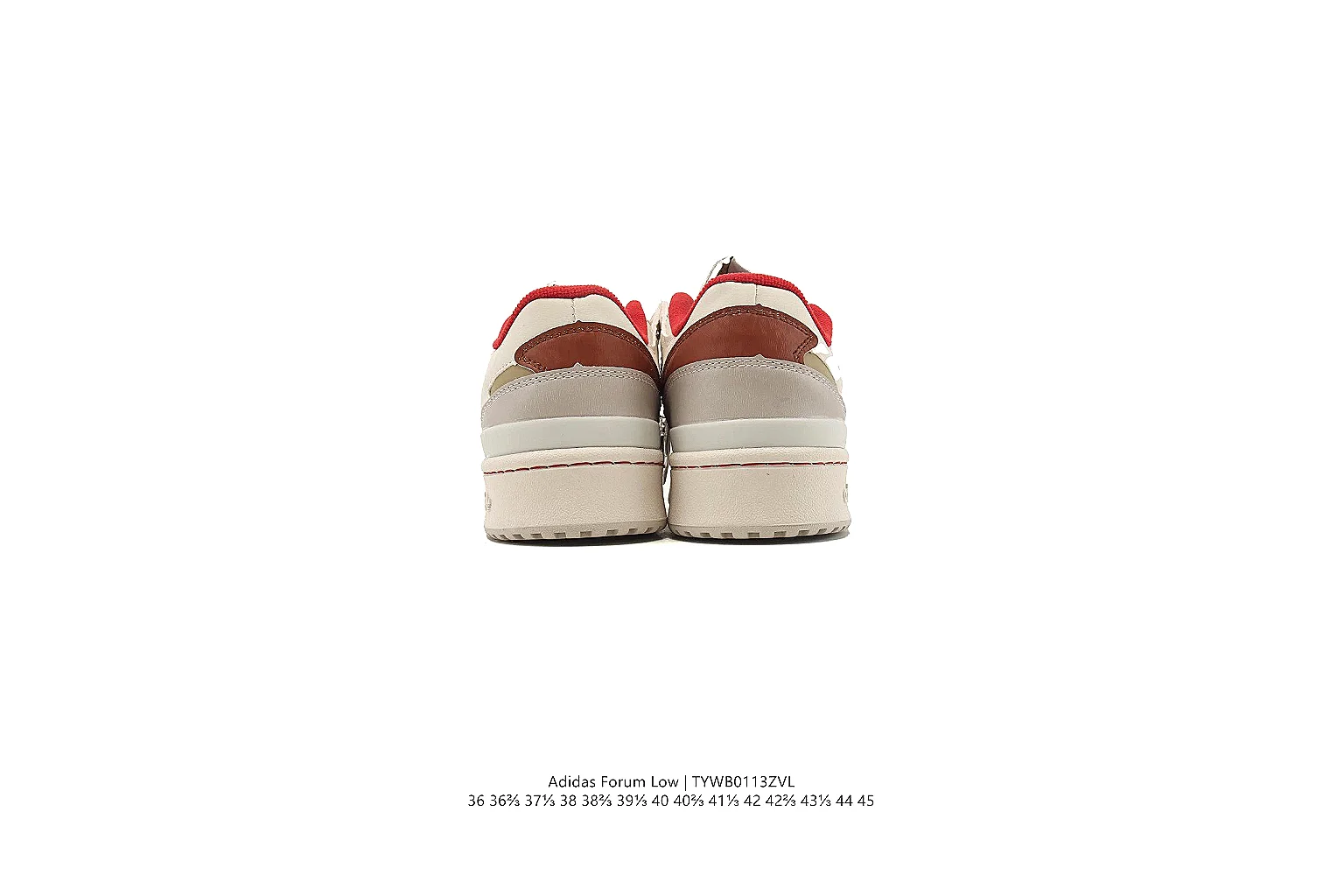 kakoqclab.com Adidas Cream Red Low Platform 0862 Cream Red low-top product image thumbnail 3