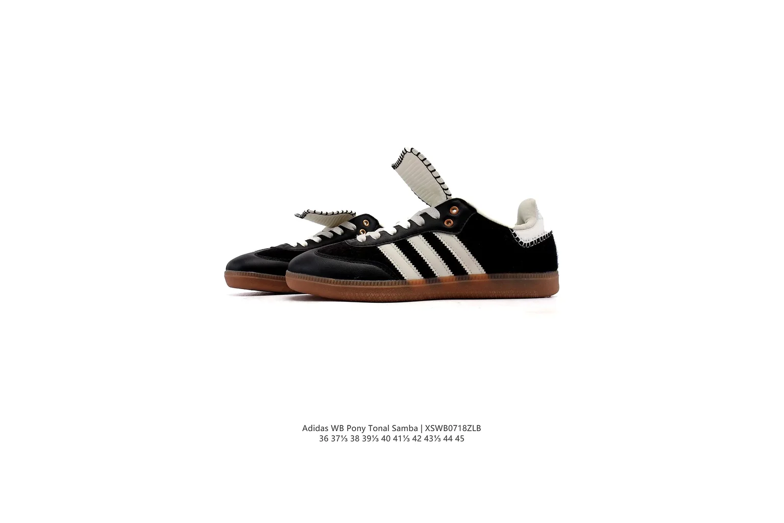 Adidas Gazelle Black Gum gum sole terrace six photo view thumbnail 5