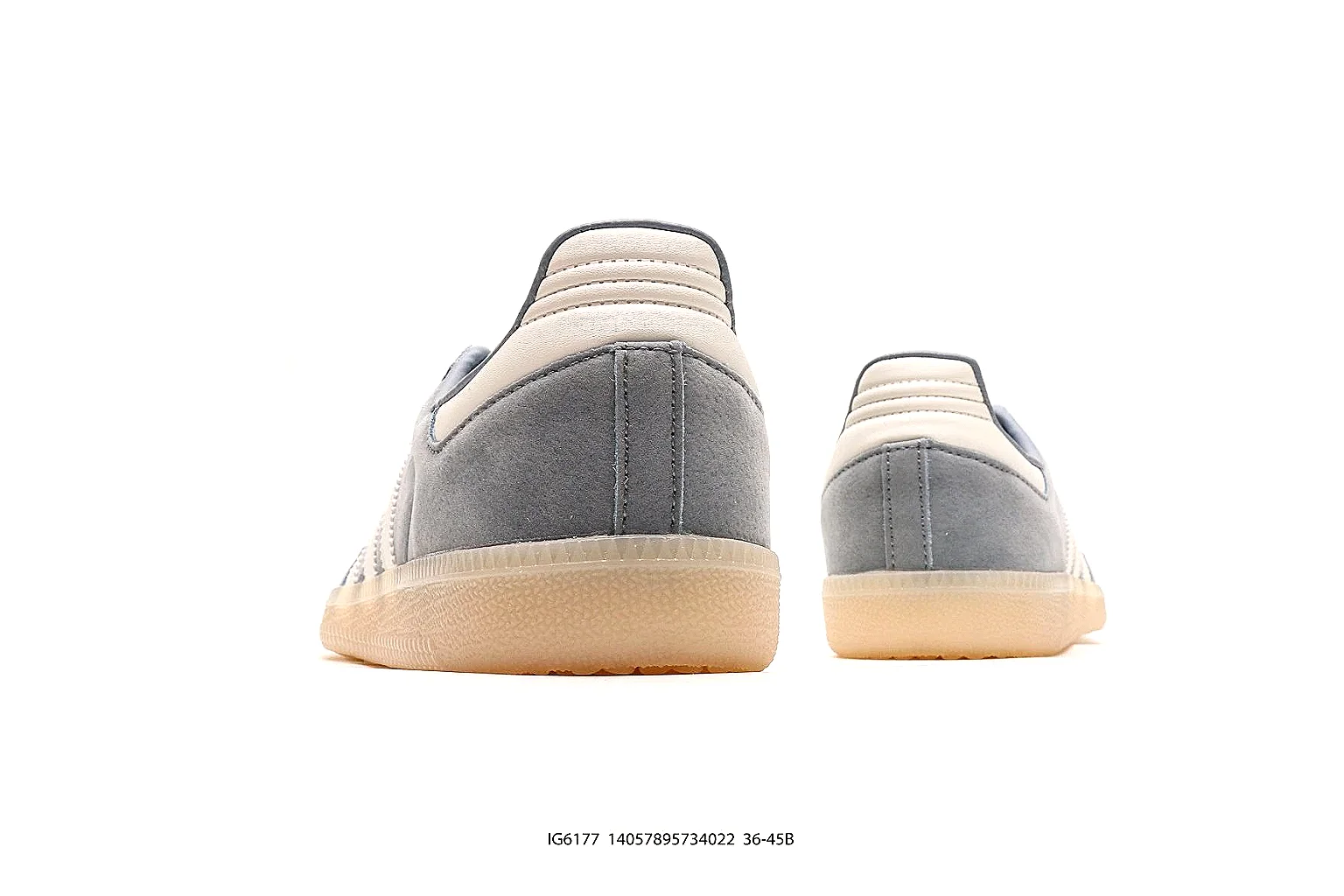 Kako QC Lab inspection photos for Adidas Gray White Terrace Sneaker thumbnail 4