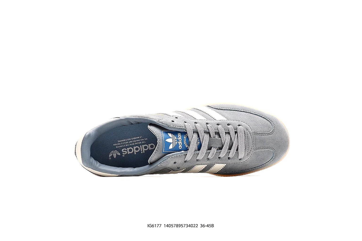 Kako QC Lab inspection photos for Adidas Gray White Terrace Sneaker thumbnail 6