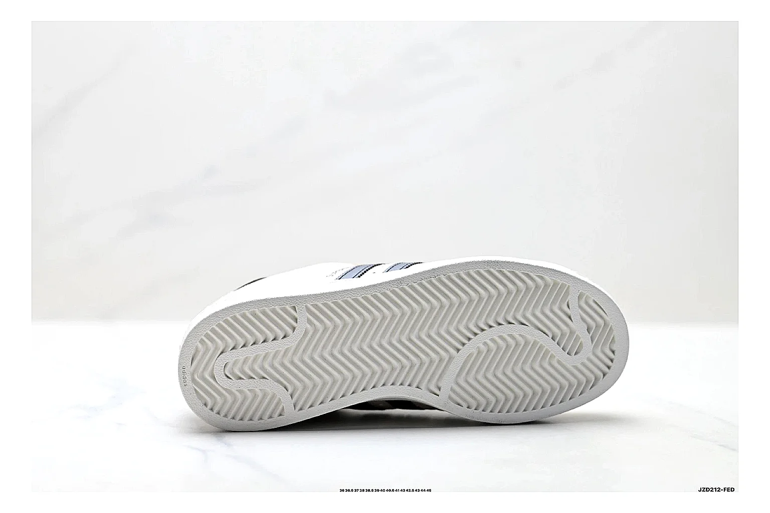 Adidas Originals Samba White Pink Sneakers QC photo reference showing white pink terrace sneakers with leather texture, side-profile shape, upper panel lines, and outsole detail thumbnail 3