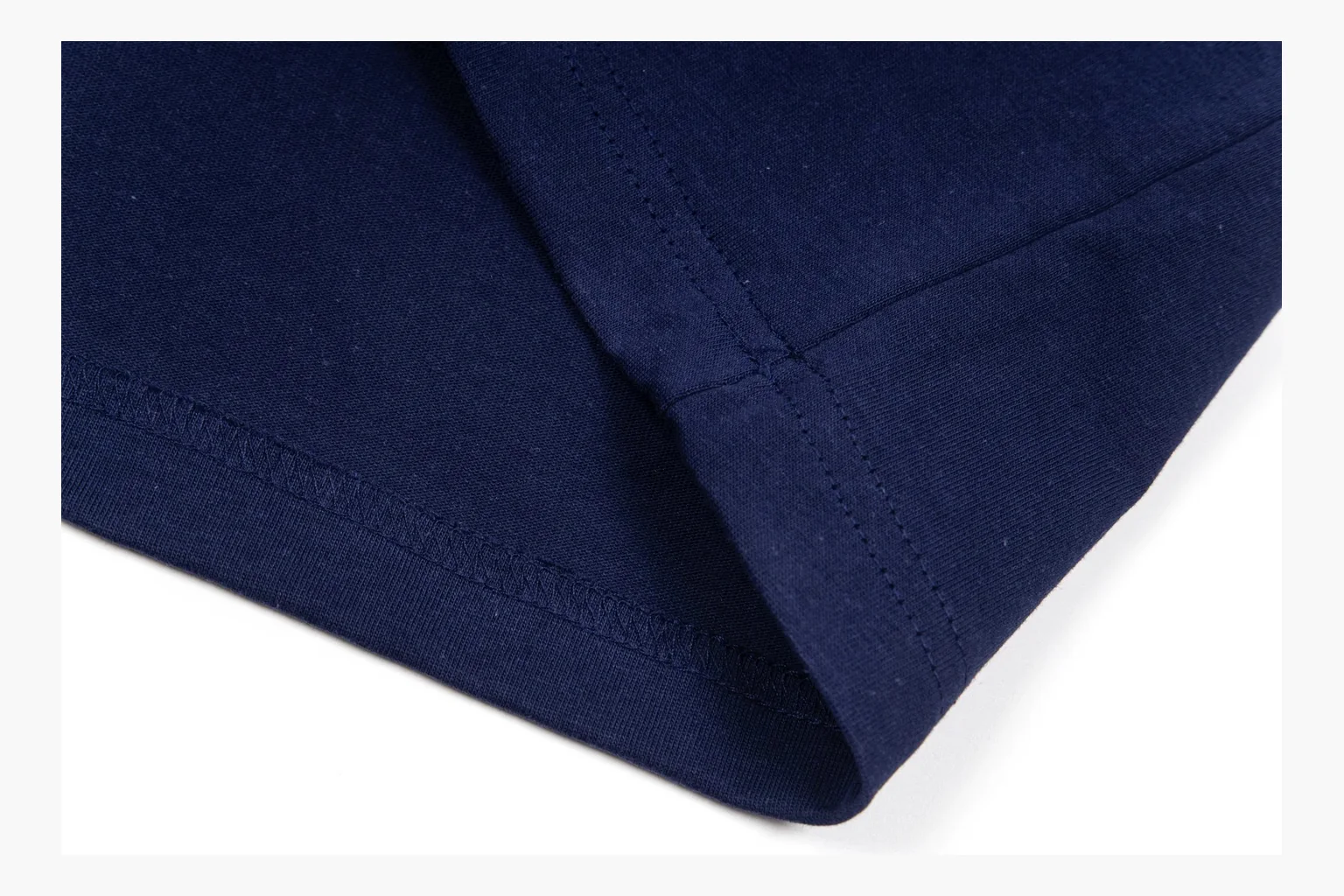 Navy Adidas ringer tee QC image showing trim and logo thumbnail 2
