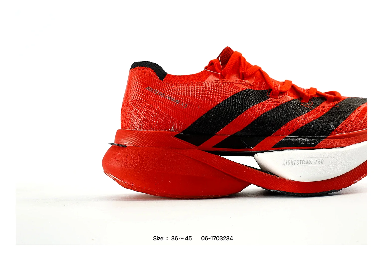 kakoqclab.com Adidas Red Black Performance Runner 1529 Red Black runner product image thumbnail 5