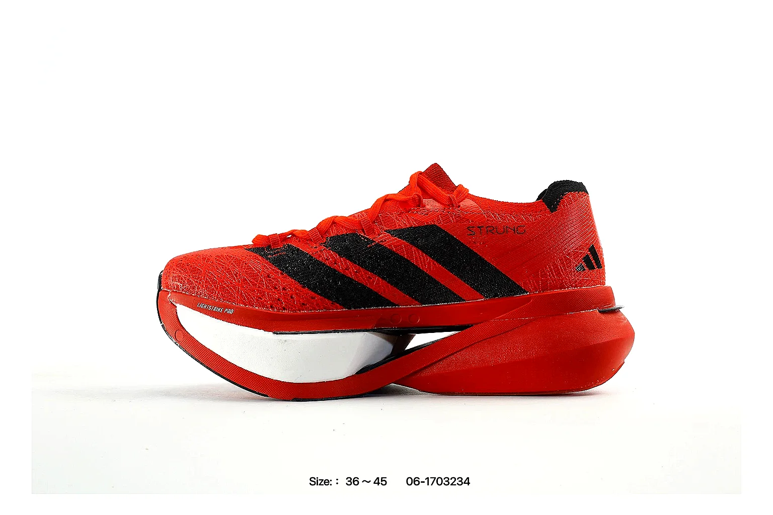 kakoqclab.com Adidas Red Black Performance Runner 1529 Red Black runner product image thumbnail 6