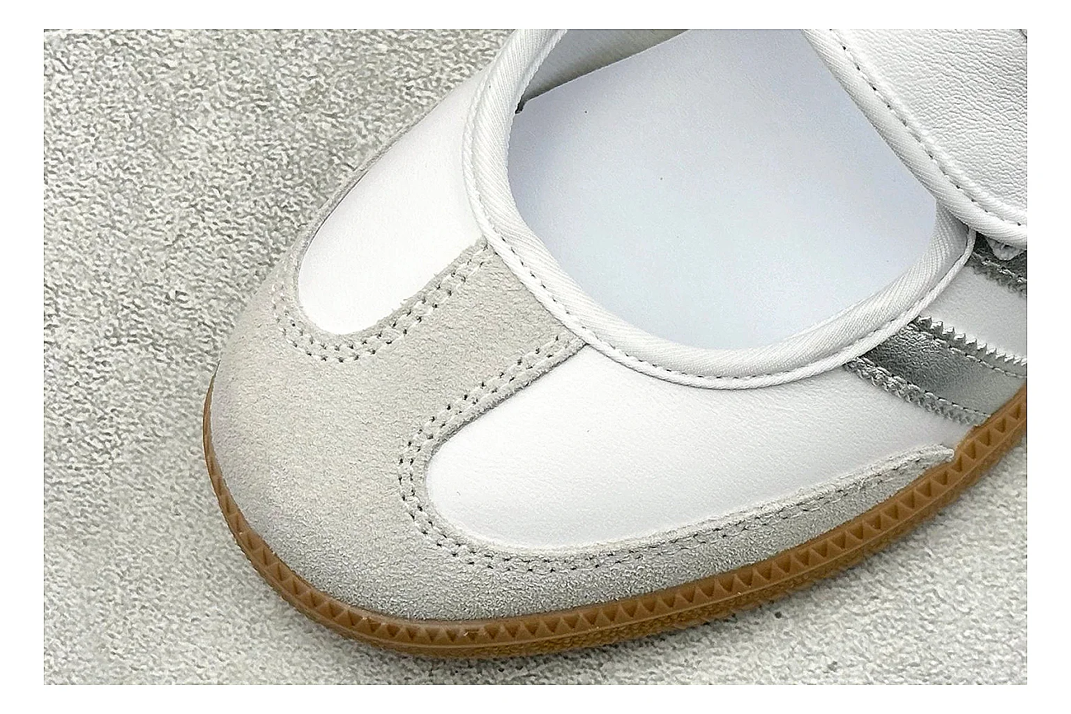 Adidas Samba Jane white QC strap inspection image thumbnail 4