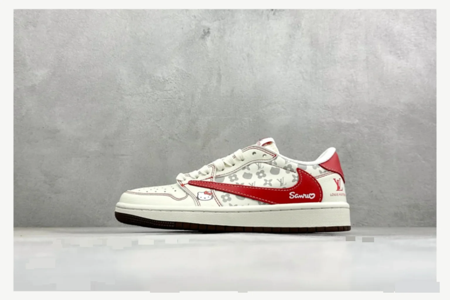 Adidas Samba White Red Low Top QC photo reference SKU 1182167385
