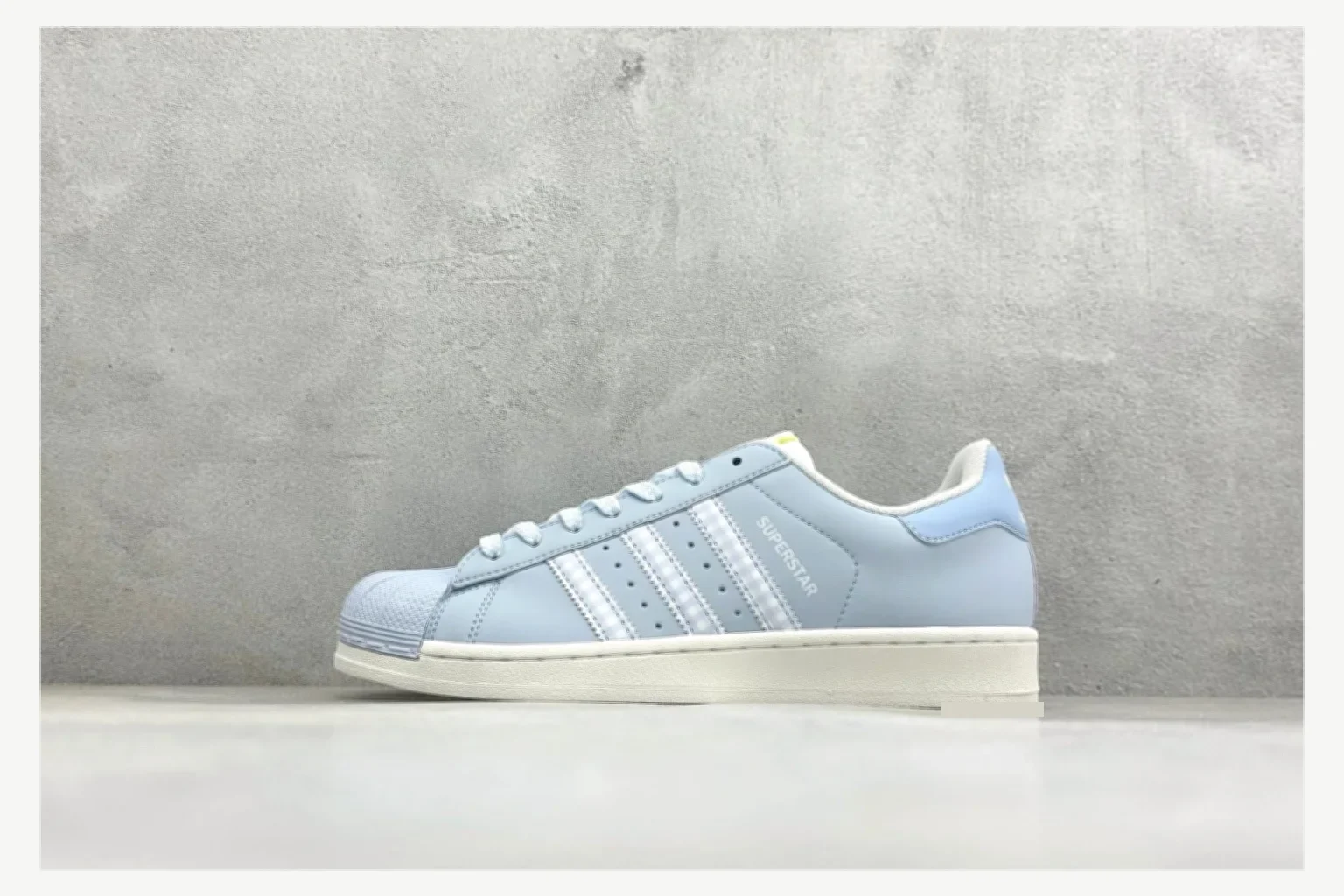 Adidas Superstar Light Blue Low Top QC photo reference SKU 1182167410