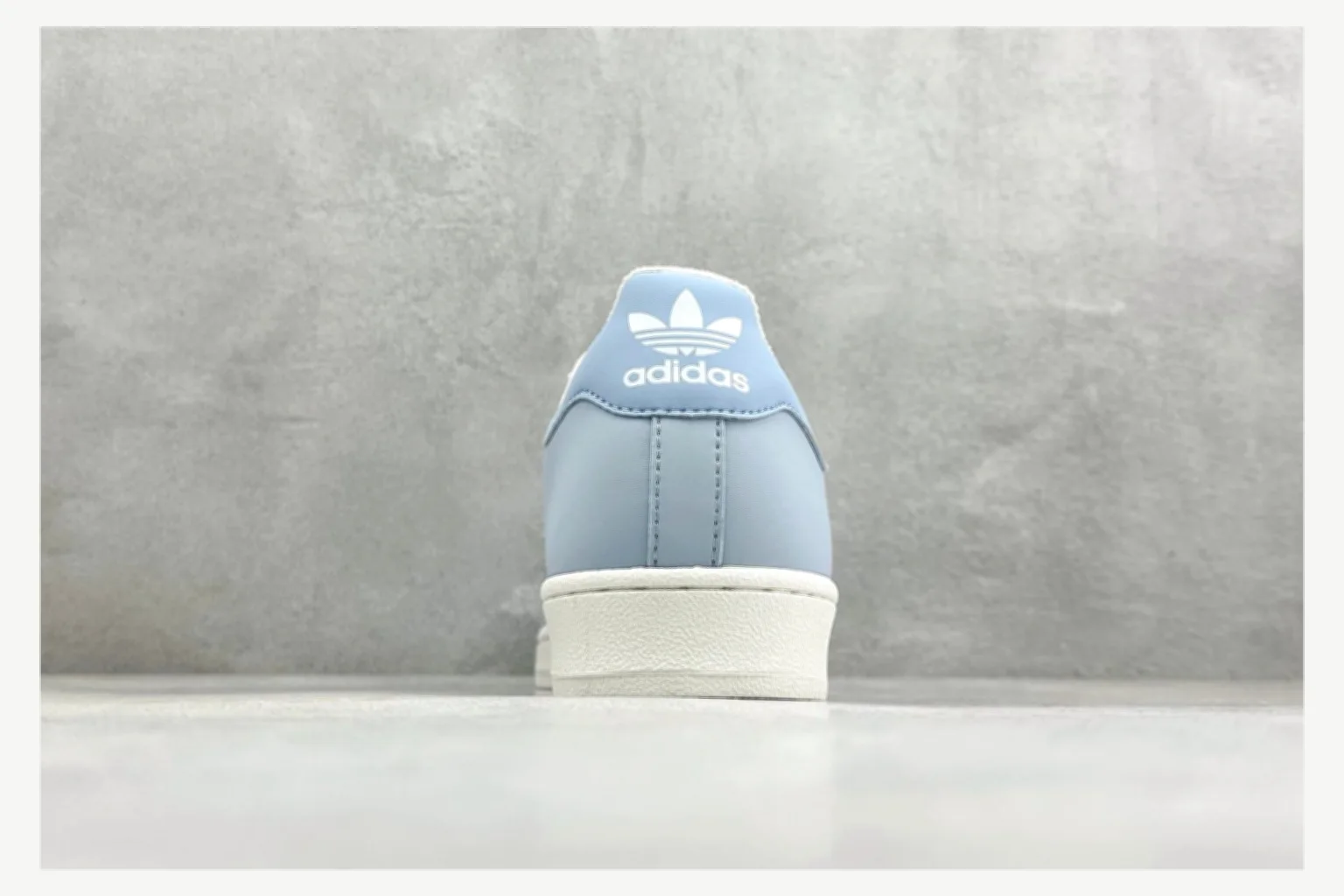 Adidas Superstar Light Blue Low Top QC photo reference SKU 1182167410 thumbnail 4