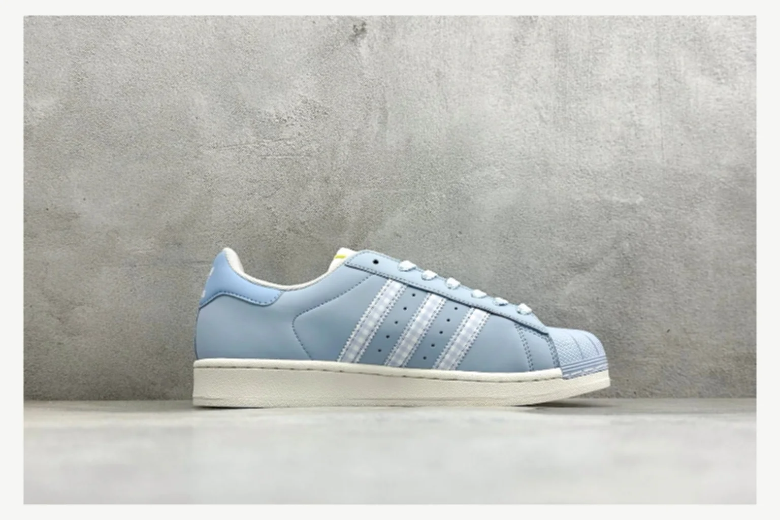 Adidas Superstar Light Blue Low Top QC photo reference SKU 1182167410 thumbnail 5