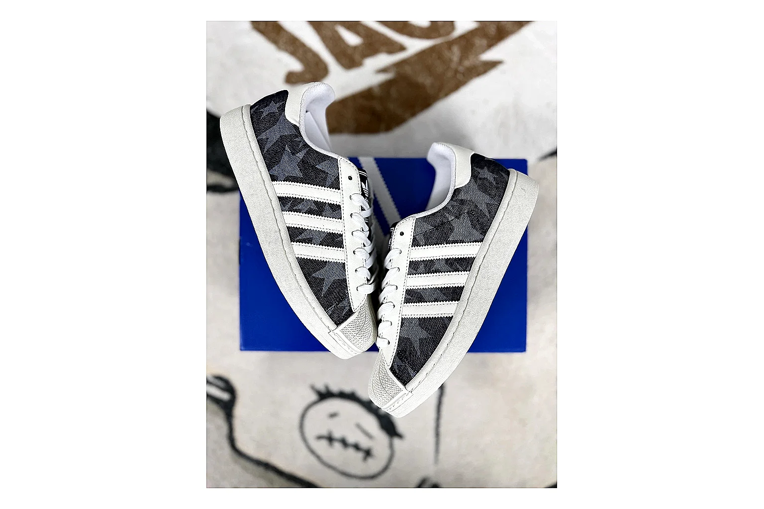 Adidas Superstar Mixed Sneakers QC photo reference SKU 1194923078 thumbnail 3
