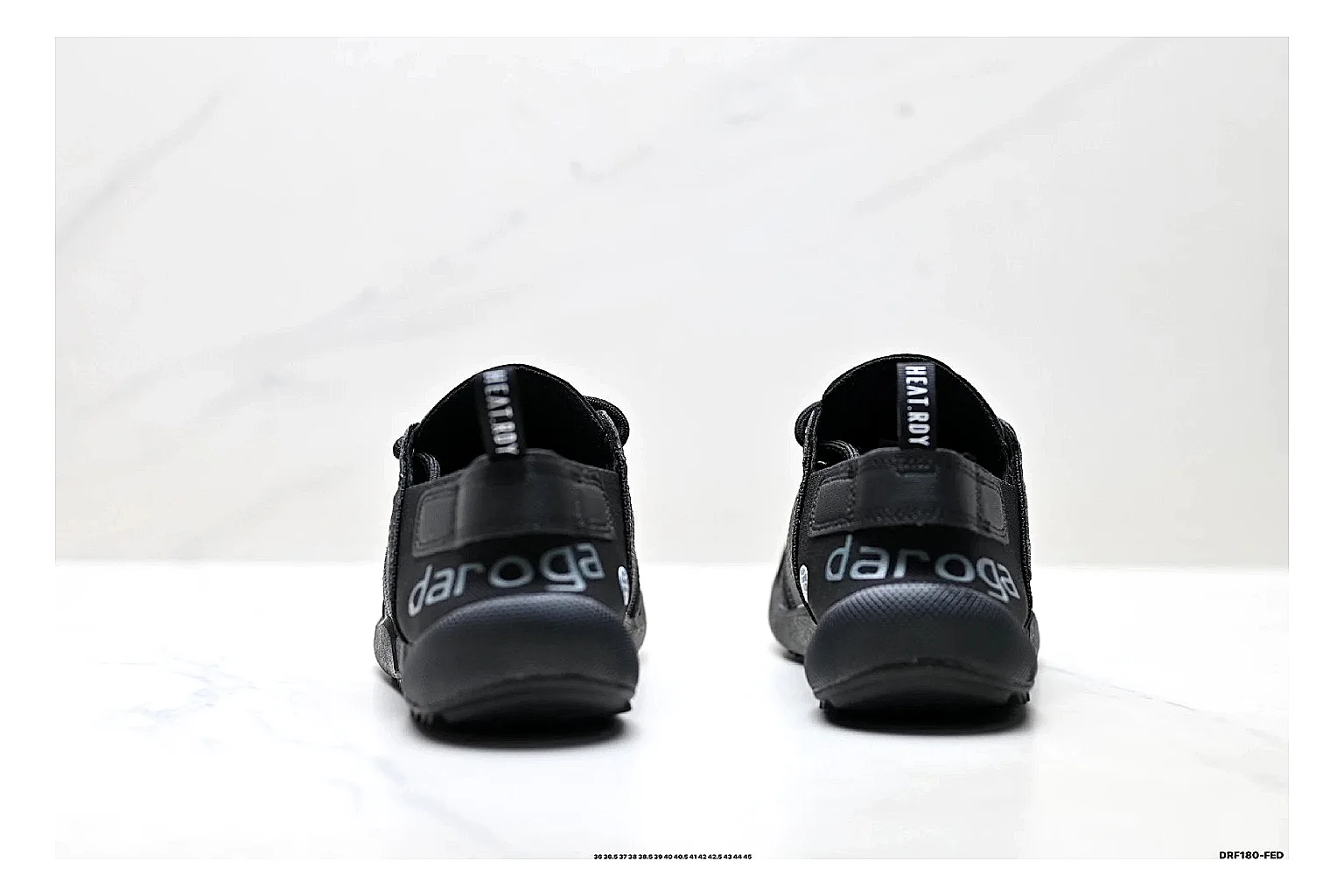 Adidas Terrex Daroga Black Sneakers QC photo reference showing black outdoor trail sneakers with mesh texture, side-profile shape, upper panel lines, and outsole detail thumbnail 2