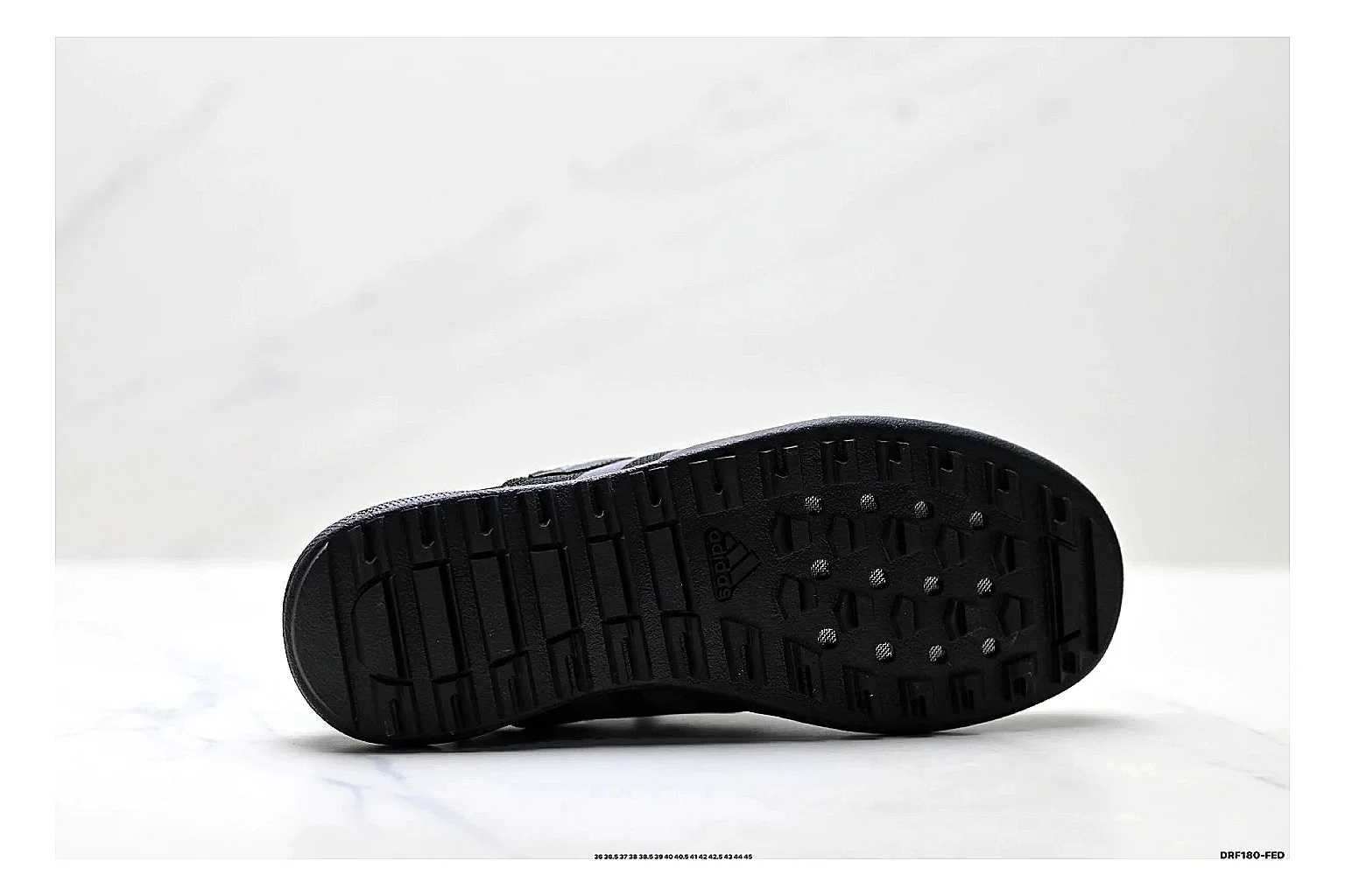 Adidas Terrex Daroga Black Sneakers QC photo reference showing black outdoor trail sneakers with mesh texture, side-profile shape, upper panel lines, and outsole detail thumbnail 3