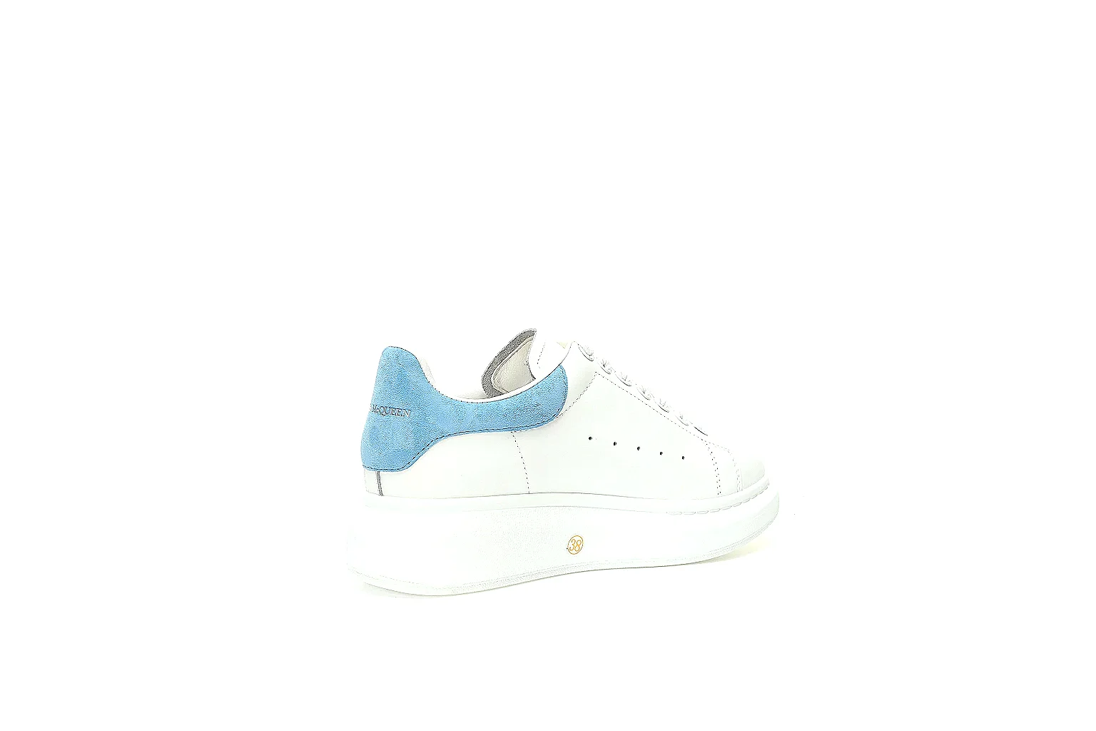 Kako QC Lab inspection photos for Adidas White Blue Stan Smith Sneaker thumbnail 6