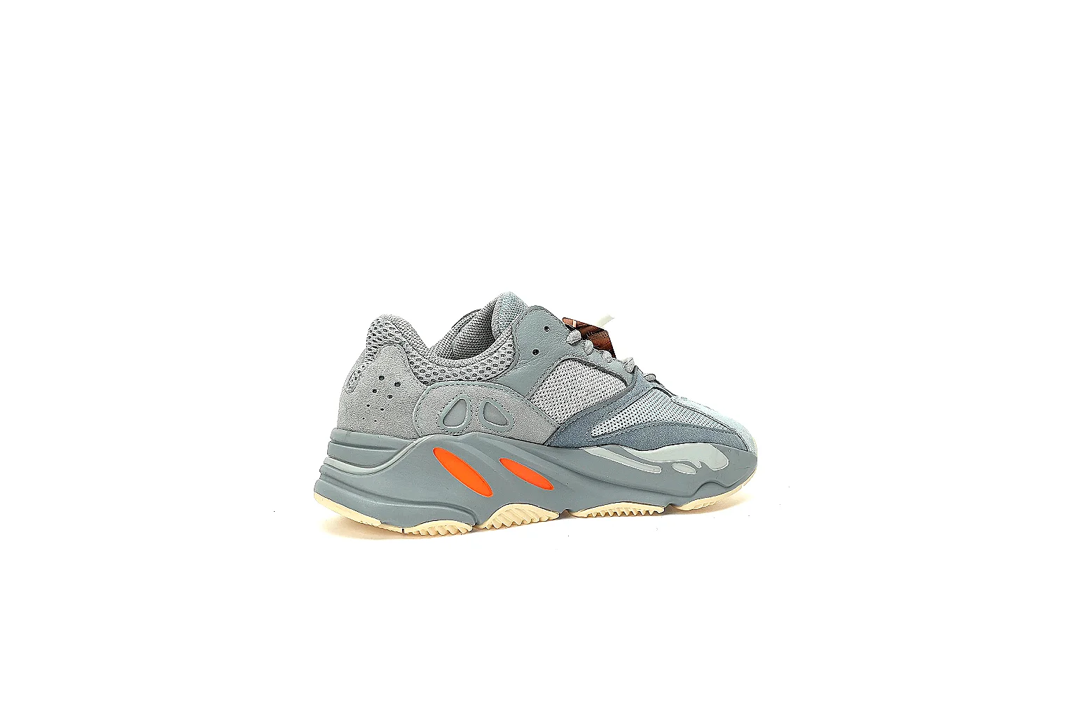 adidas Yeezy 700 Inertia six-angle QC gallery showing panels, toe boxes and outsole thumbnail 2