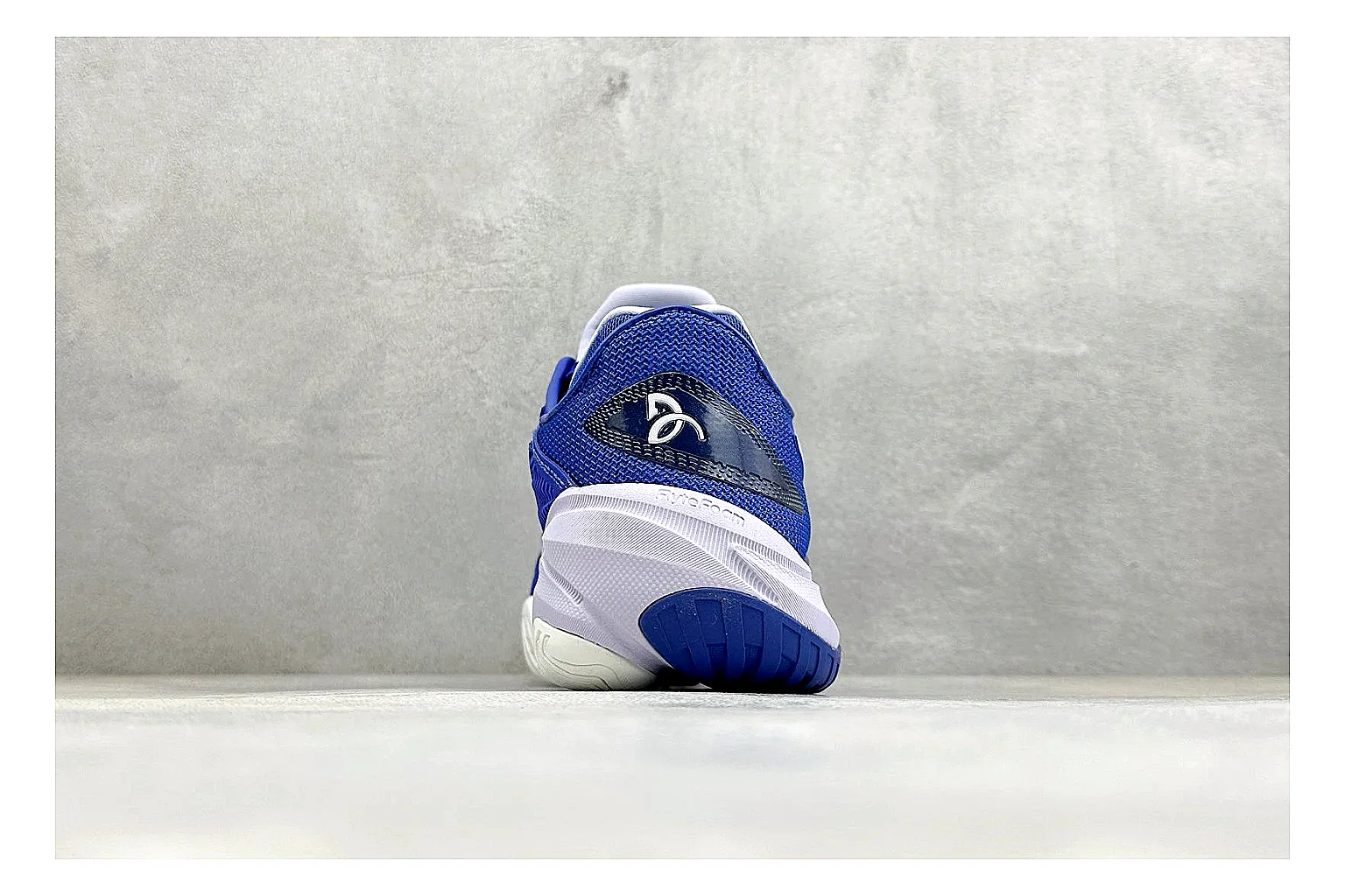 Asics Court FF Royal Blue QC reference photo showing royal blue court upper, Asics side stripes, supportive sole wall, and stable tennis profile