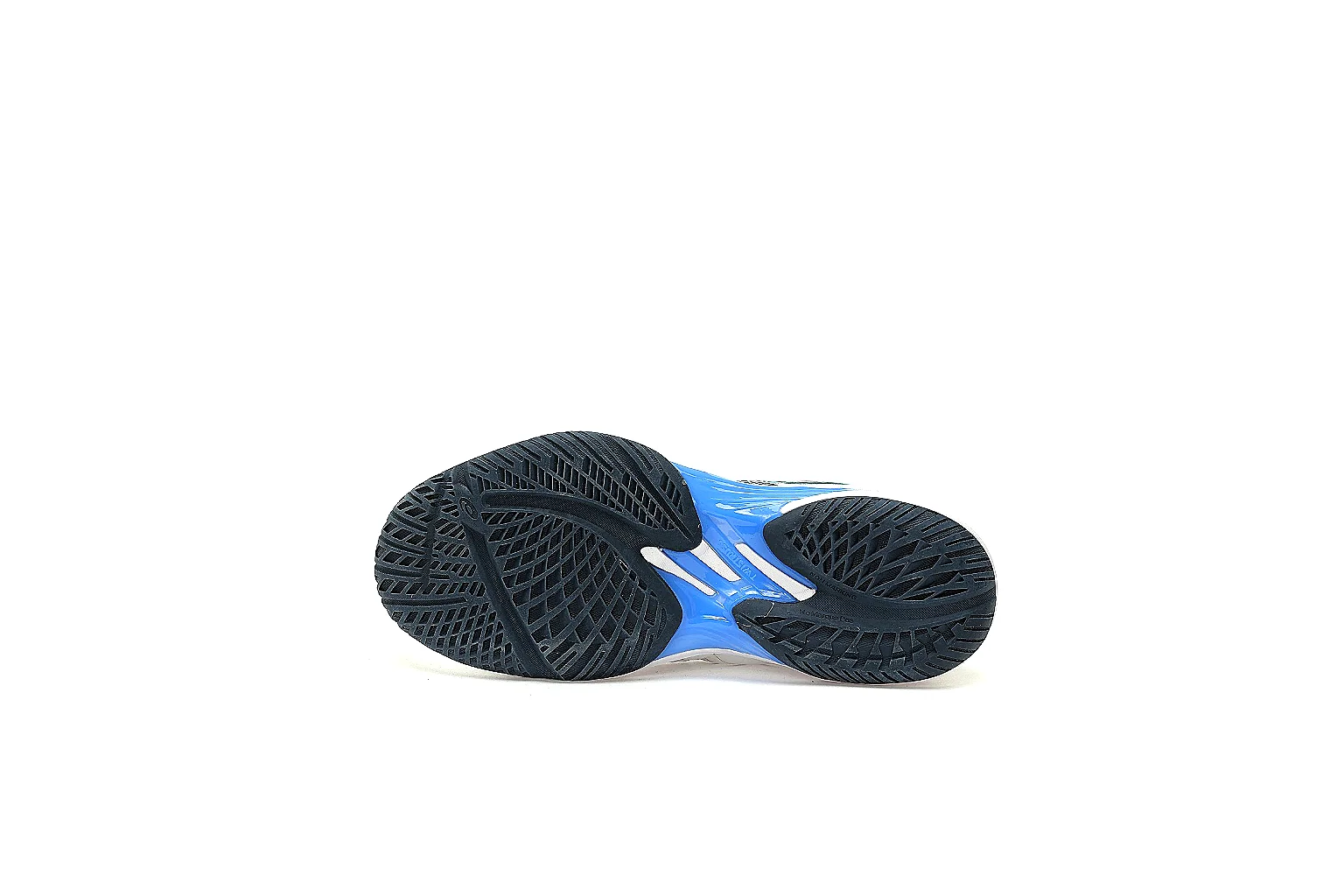ASICS court shoe six-angle QC gallery showing sides top front and outsole thumbnail 3