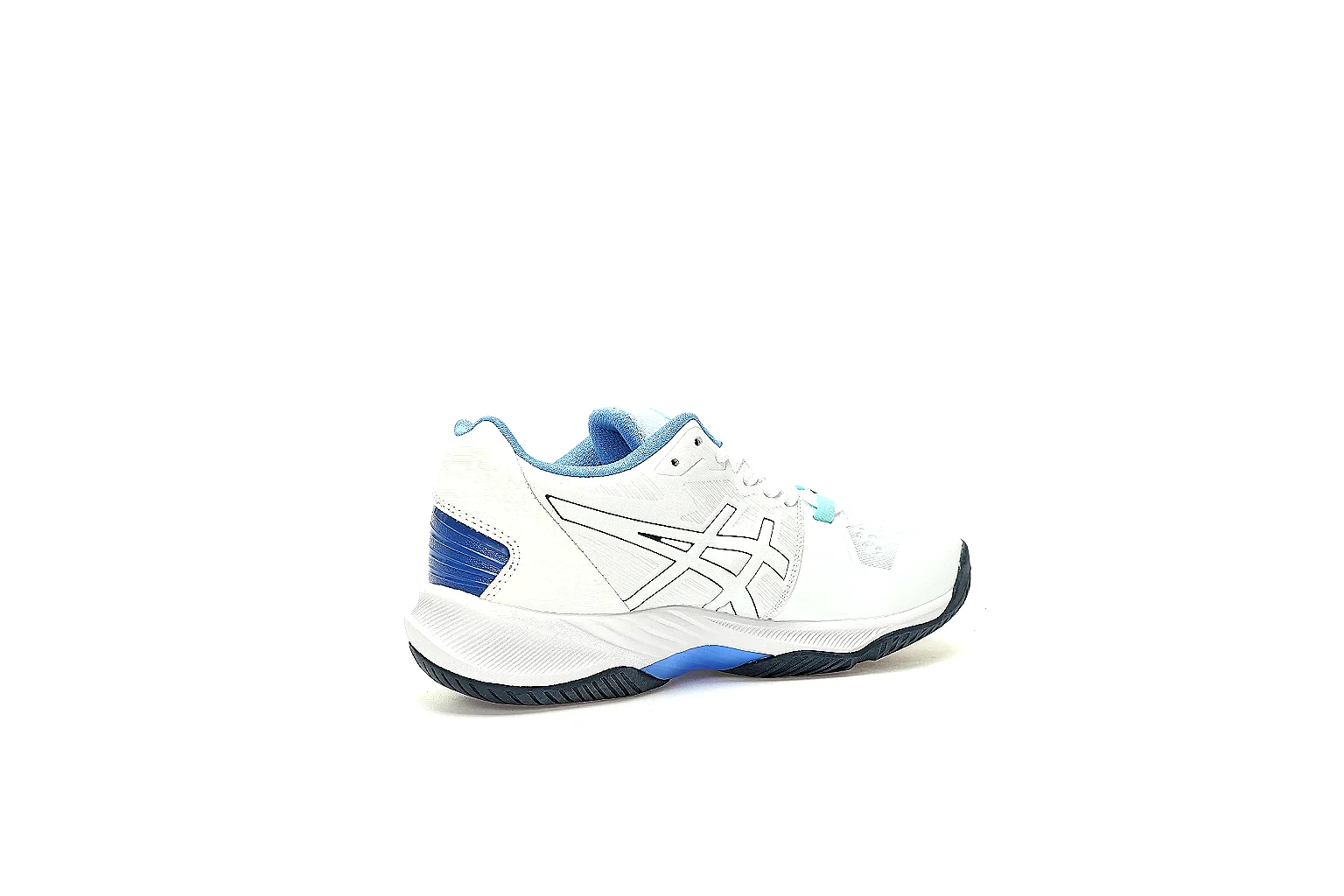 ASICS court shoe six-angle QC gallery showing sides top front and outsole thumbnail 6