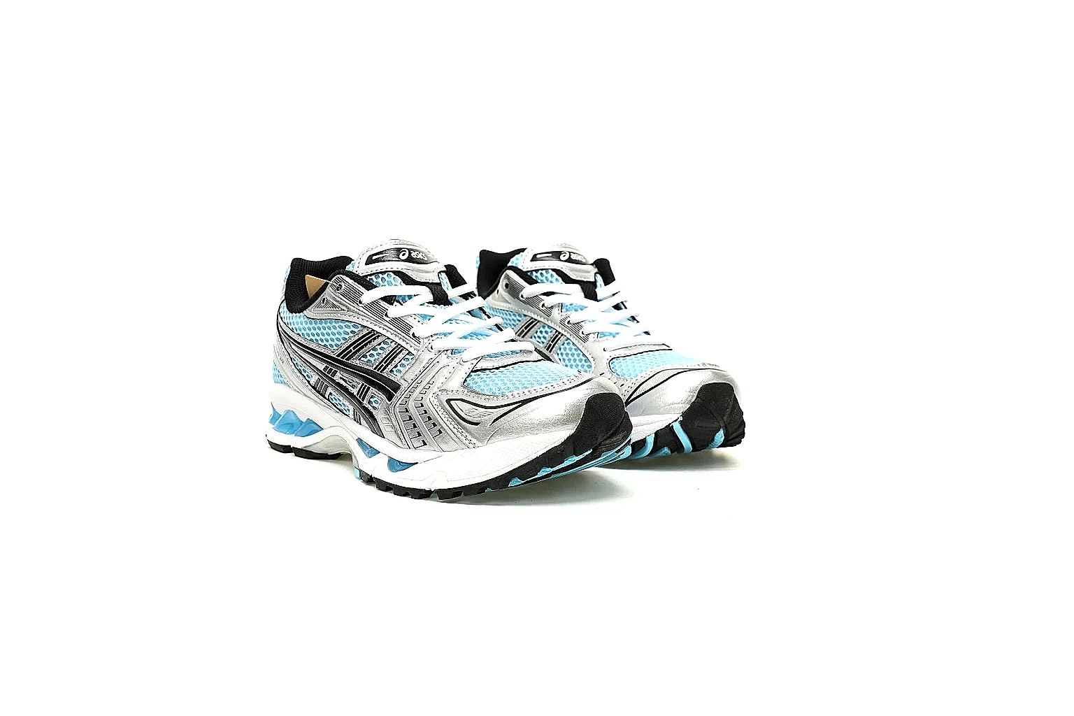ASICS Gel-Kayano blue silver runner six-angle QC gallery thumbnail 4