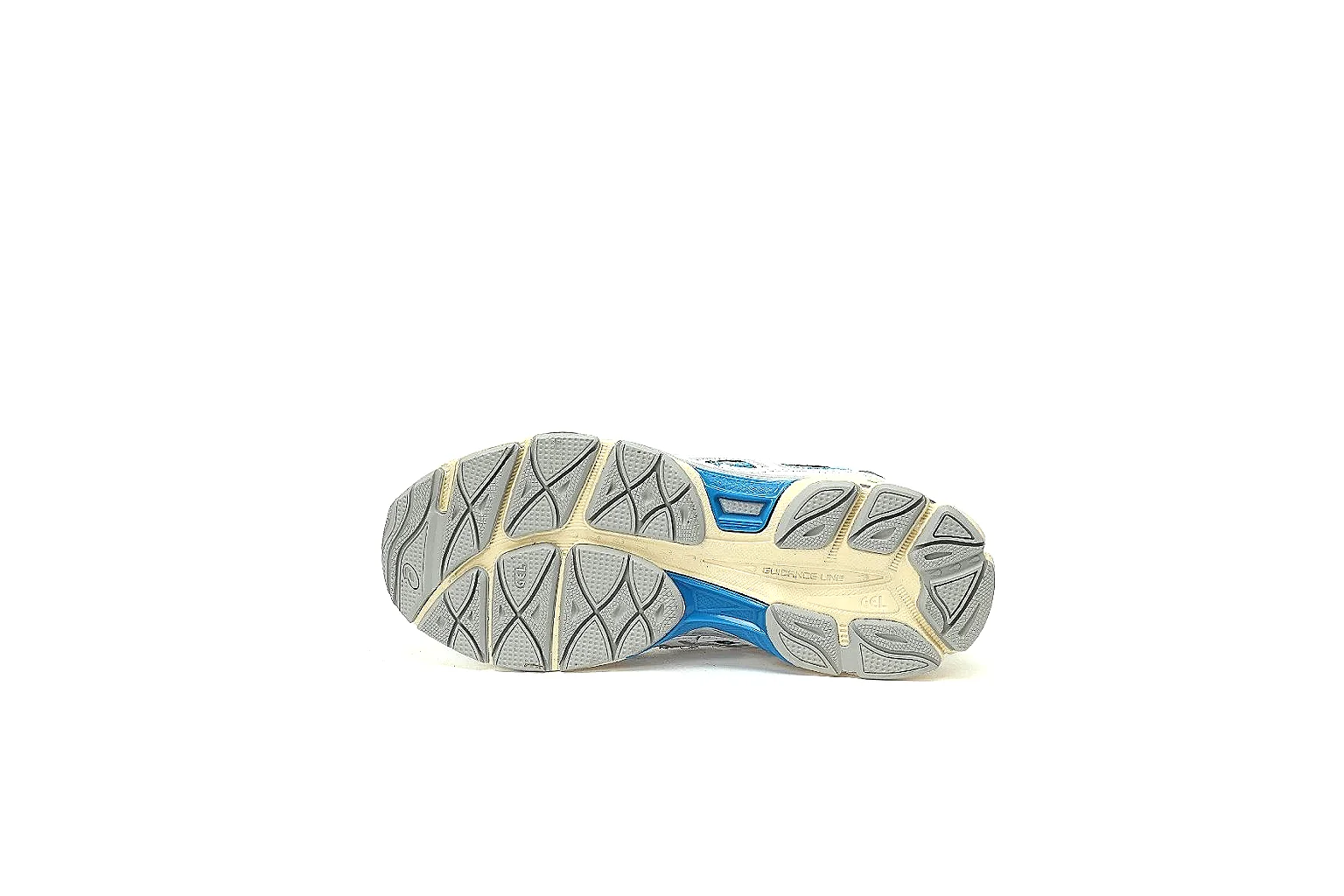ASICS GEL-NIMBUS 10.1 lateral QC view with stripe overlays mesh and cream sole thumbnail 3