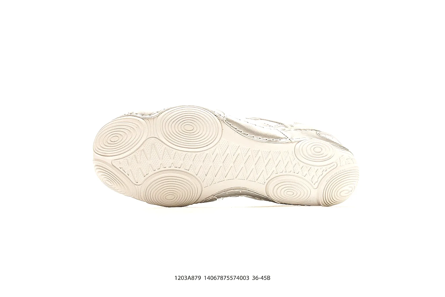Asics Gel Runner Cream QC reference photo showing cream mesh-leather runner upper, layered Asics panels, retro running shape, and cushioned sole thumbnail 3