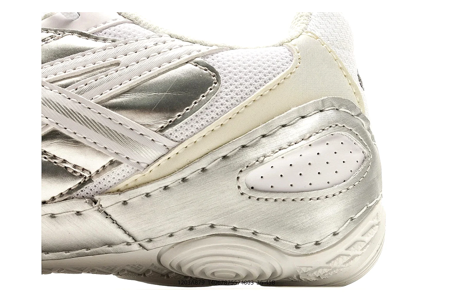 Asics Gel Runner Cream QC reference photo showing cream mesh-leather runner upper, layered Asics panels, retro running shape, and cushioned sole thumbnail 4