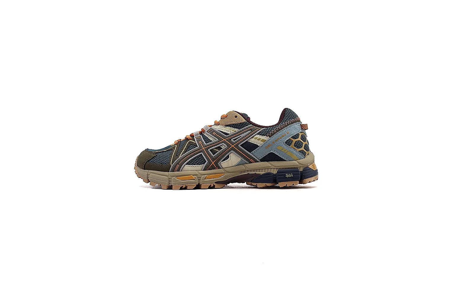 kakoqclab.com Asics Grey Brown Gel Trail Runner 0982 Grey Brown runner product image