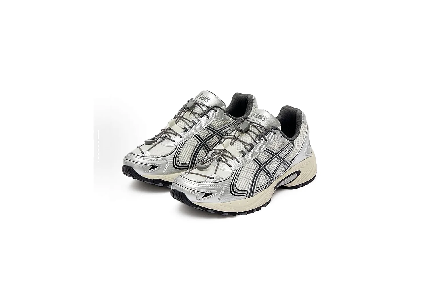 Asics Gel-Kayano 14 Silver Grey gel runner six photo view thumbnail 4