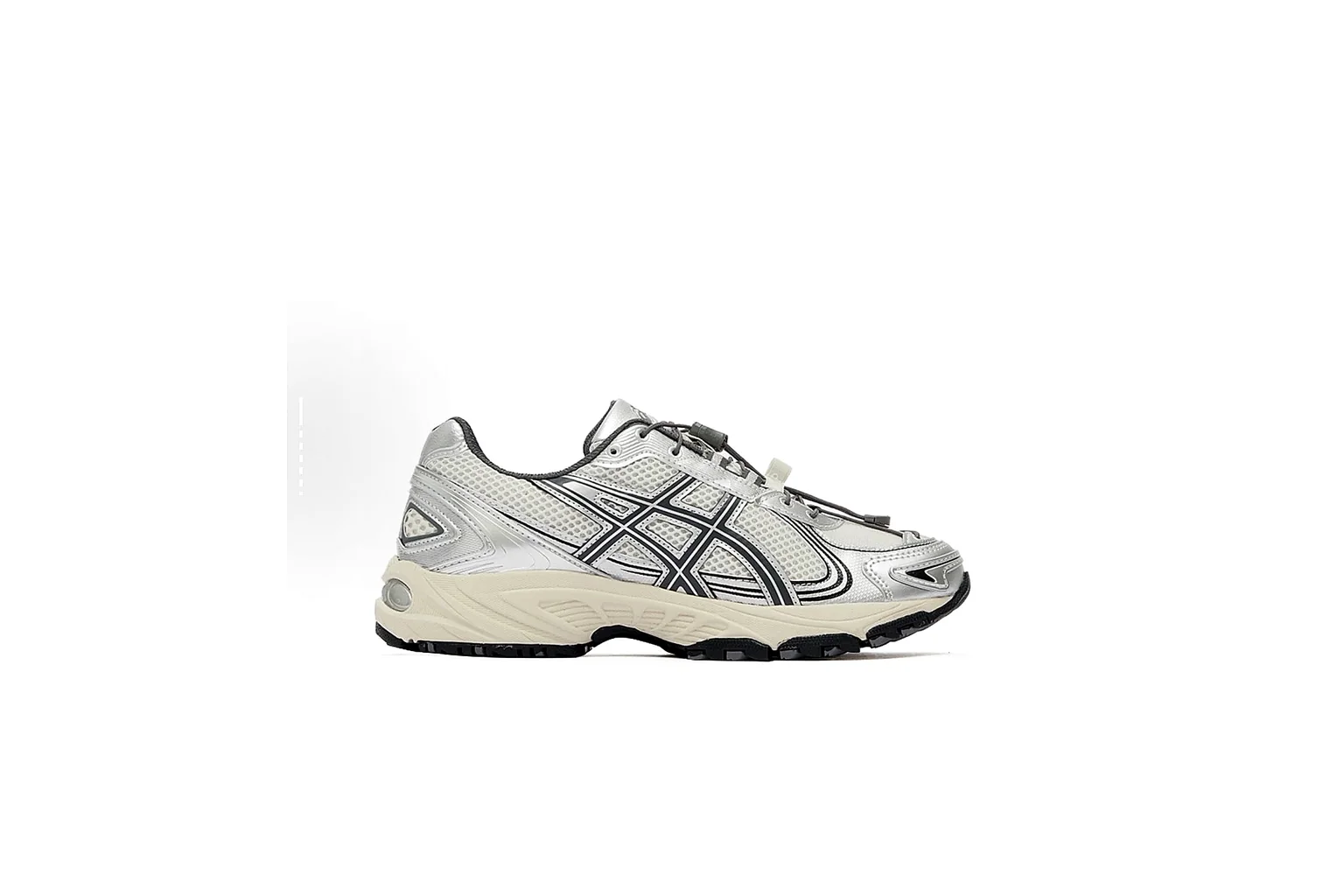 Asics Gel-Kayano 14 Silver Grey gel runner six photo view thumbnail 5