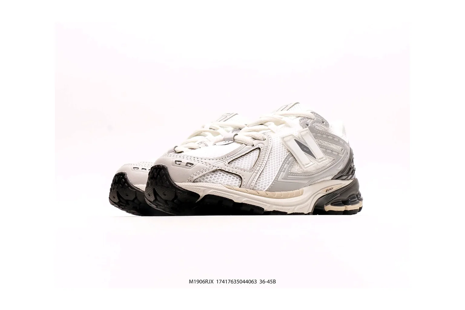 Asics Gel-Kayano 14 White Black gel runner six photo view