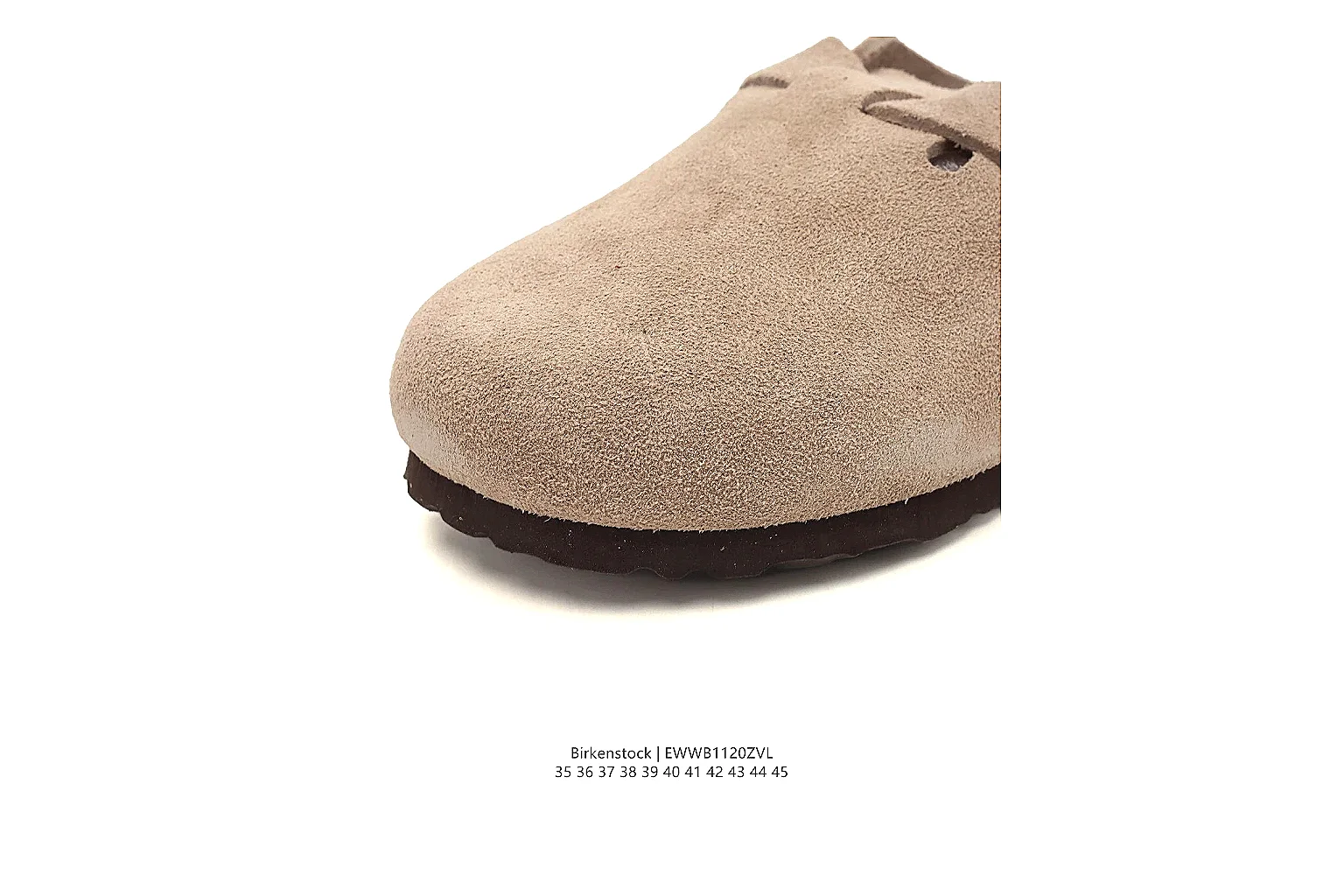 kakoqclab.com Birkenstock Beige Suede Clog 0873 Beige mule product image thumbnail 3