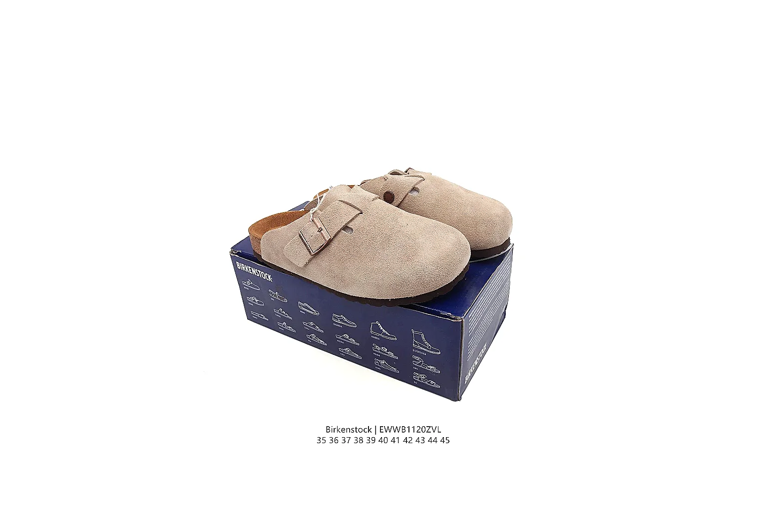 kakoqclab.com Birkenstock Beige Suede Clog 0873 Beige mule product image thumbnail 4