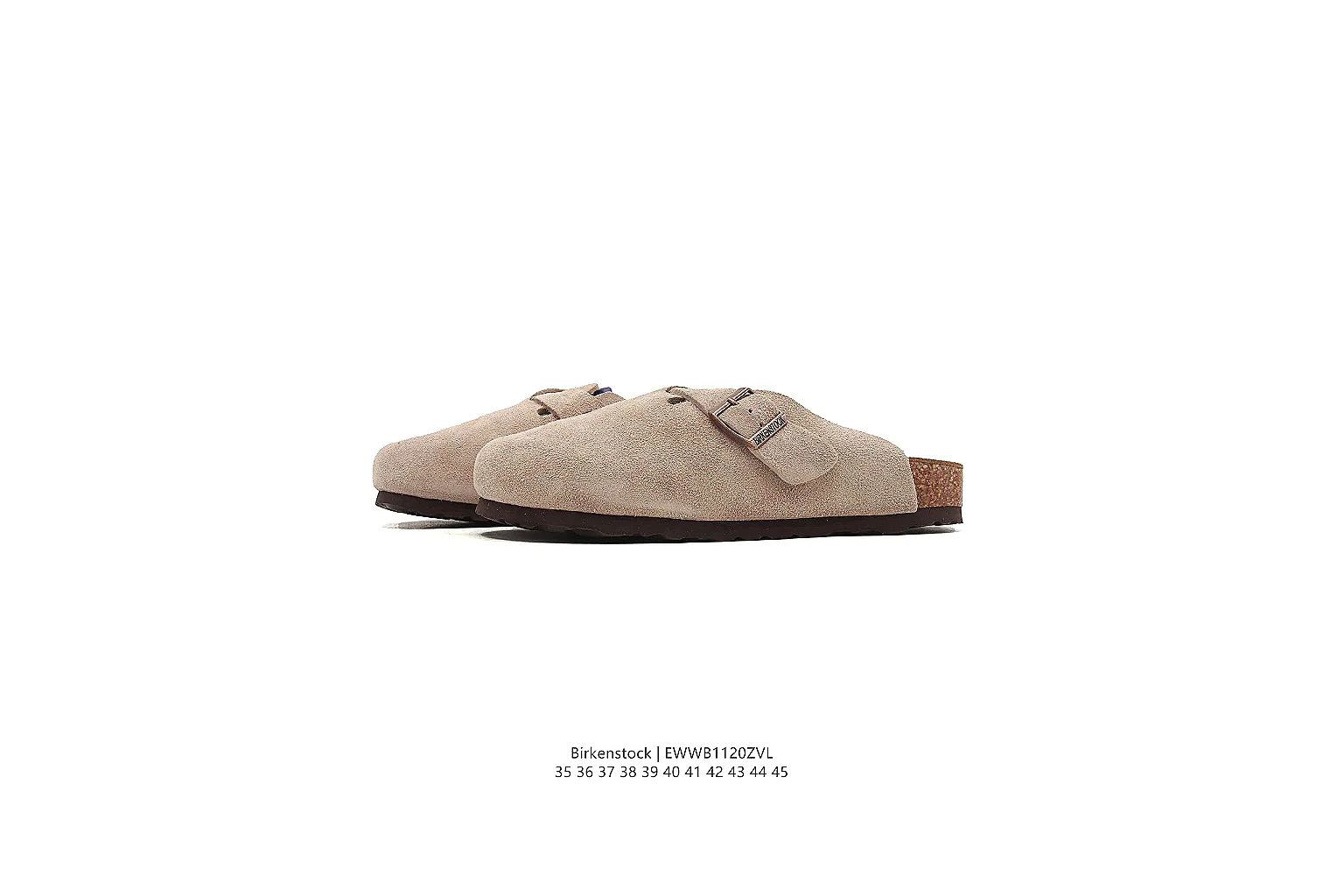kakoqclab.com Birkenstock Beige Suede Clog 0873 Beige mule product image thumbnail 5