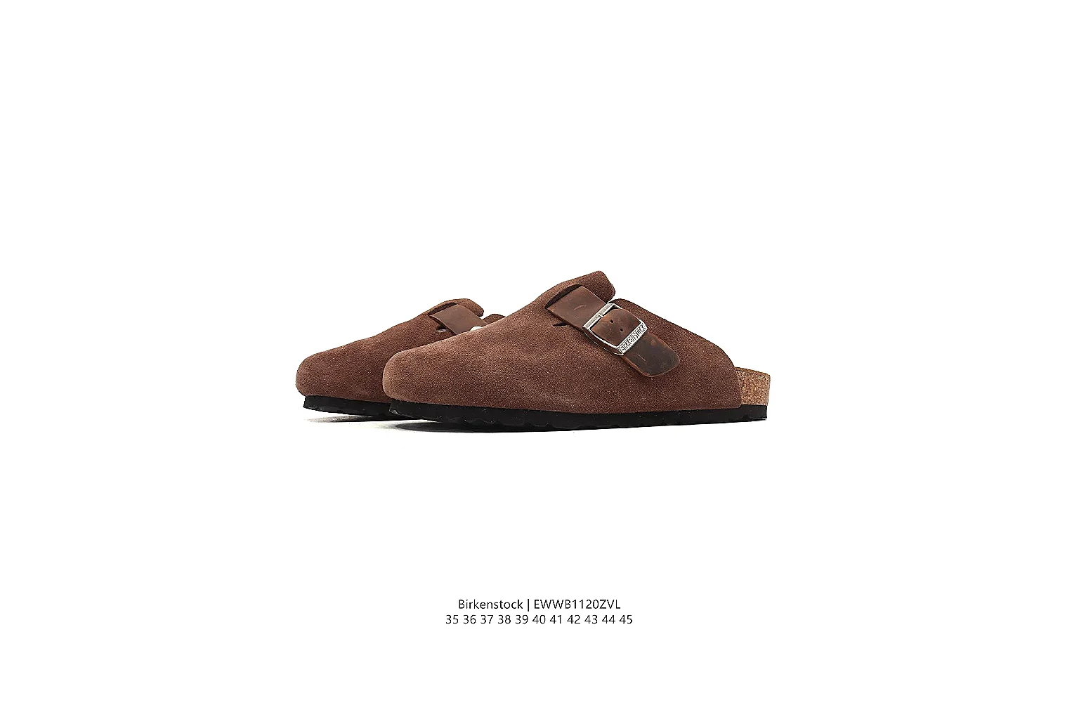 kakoqclab.com Birkenstock Brown Suede Clog 0876 Brown mule product image thumbnail 5
