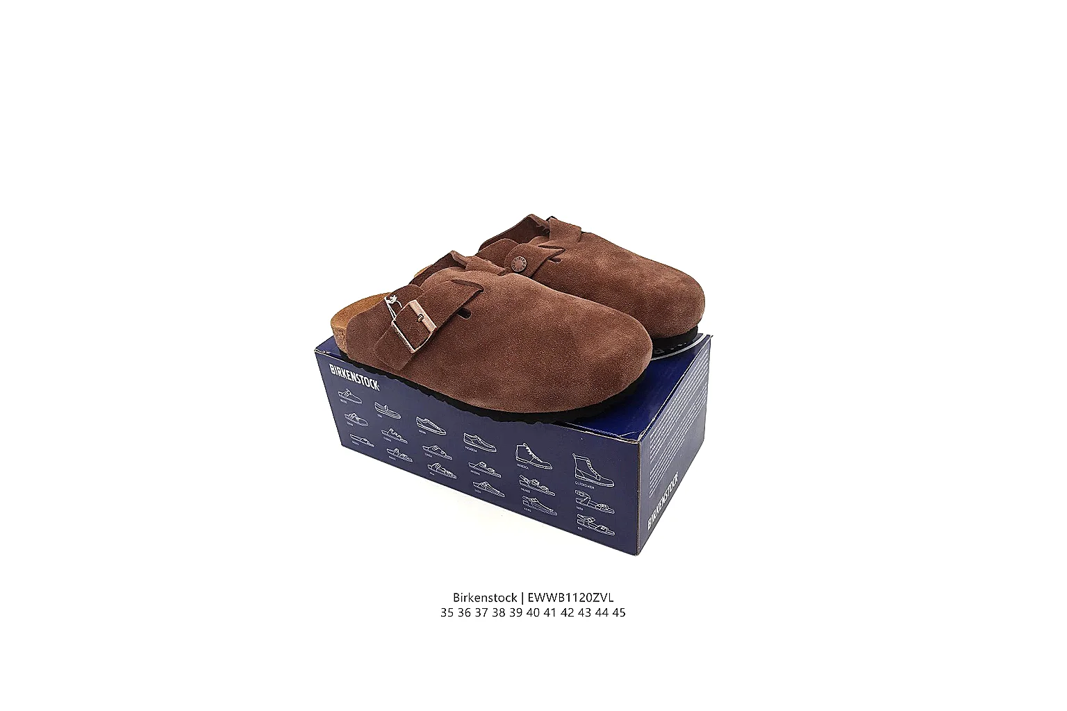 kakoqclab.com Birkenstock Chestnut Suede Clog 0867 Chestnut mule product image thumbnail 4