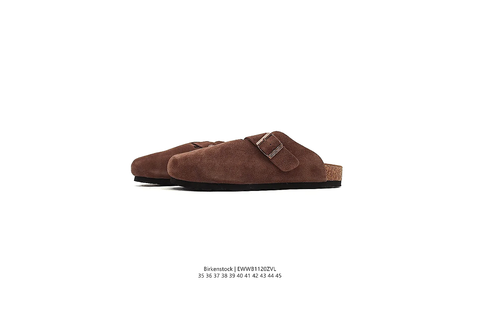 kakoqclab.com Birkenstock Chestnut Suede Clog 0867 Chestnut mule product image thumbnail 5