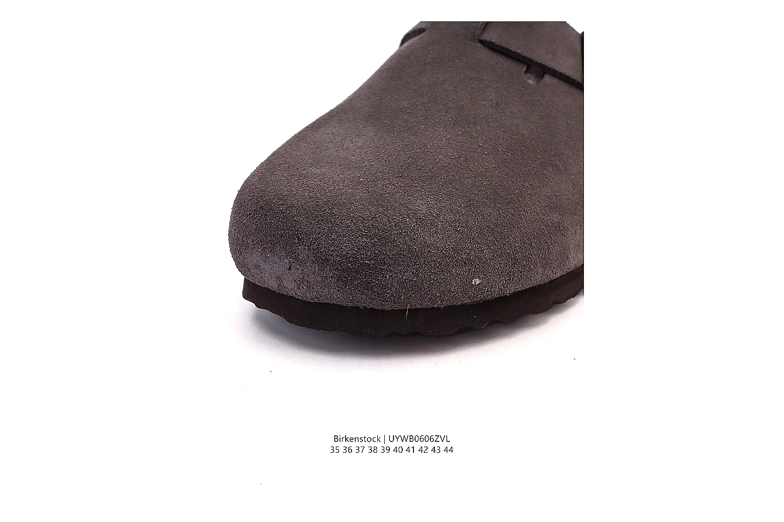 kakoqclab.com Birkenstock Dark Grey Suede Clog 0889 Dark Grey mule product image thumbnail 3