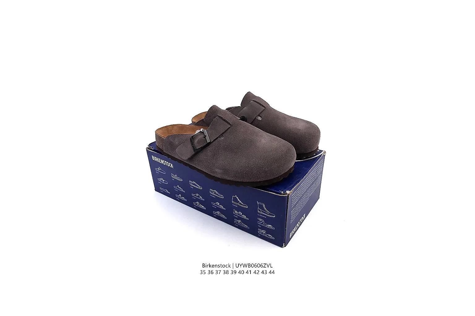 kakoqclab.com Birkenstock Dark Grey Suede Clog 0889 Dark Grey mule product image thumbnail 4